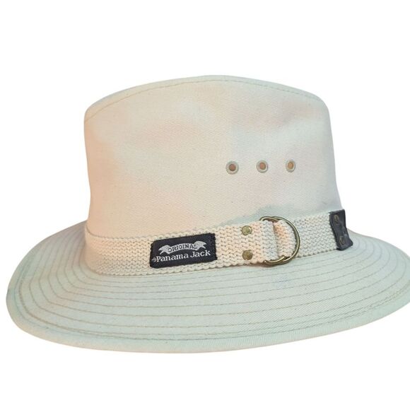Panama Jack Cream Original Canvas Safari Hat‎ Size Small - Picture 4 of 6